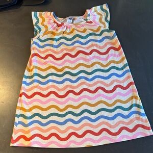 Hanna Andersson Flutter Sleeves Nightgown - Rainbow, 130 cm (8)